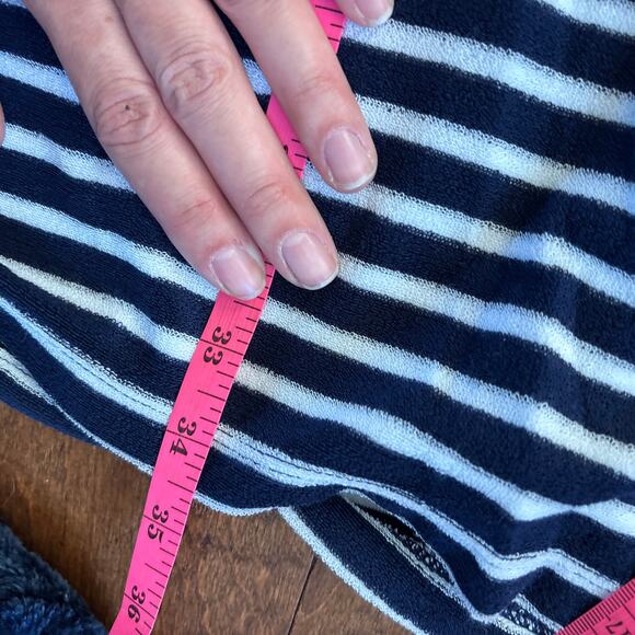 Lands' End Women's Striped Swim Coverup - Picture 10 of 11